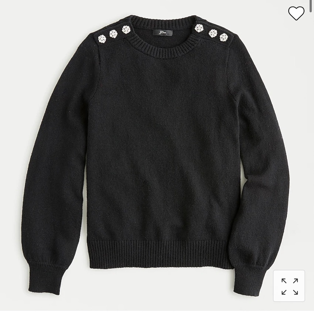 JCrew black sweater